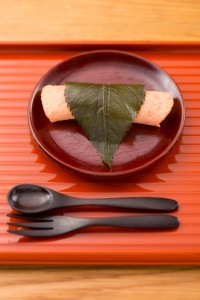 Yamazato Girl Festival Gozen Rice cak filled with sweet bean paste